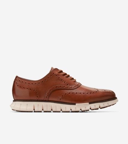 ZerøGrand Remastered Wingtip Oxford - Brown / 7