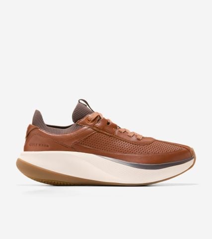 GRANDPRØ ALL DAY RUNNER LTHR - BROWN / 7 / Wide