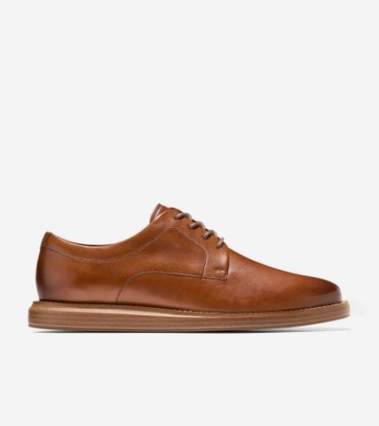 Grand Neoclassic Plain Toe Oxfords - Brown / 7