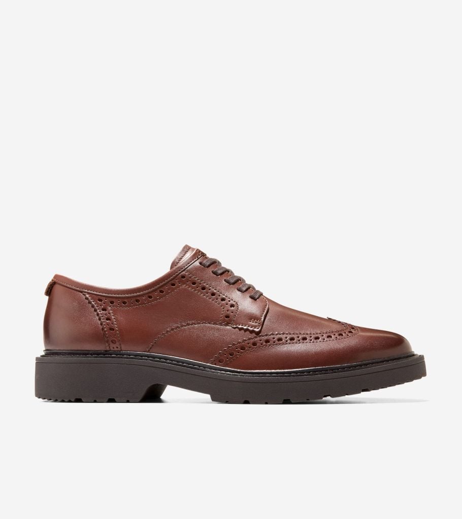 broome grand lug sole wingtip oxfords