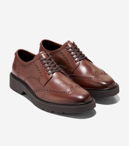 Broome Grand Lug Sole Wingtip Oxfords