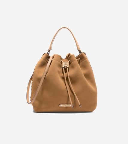 Isabella Bucket Bag - BROWN