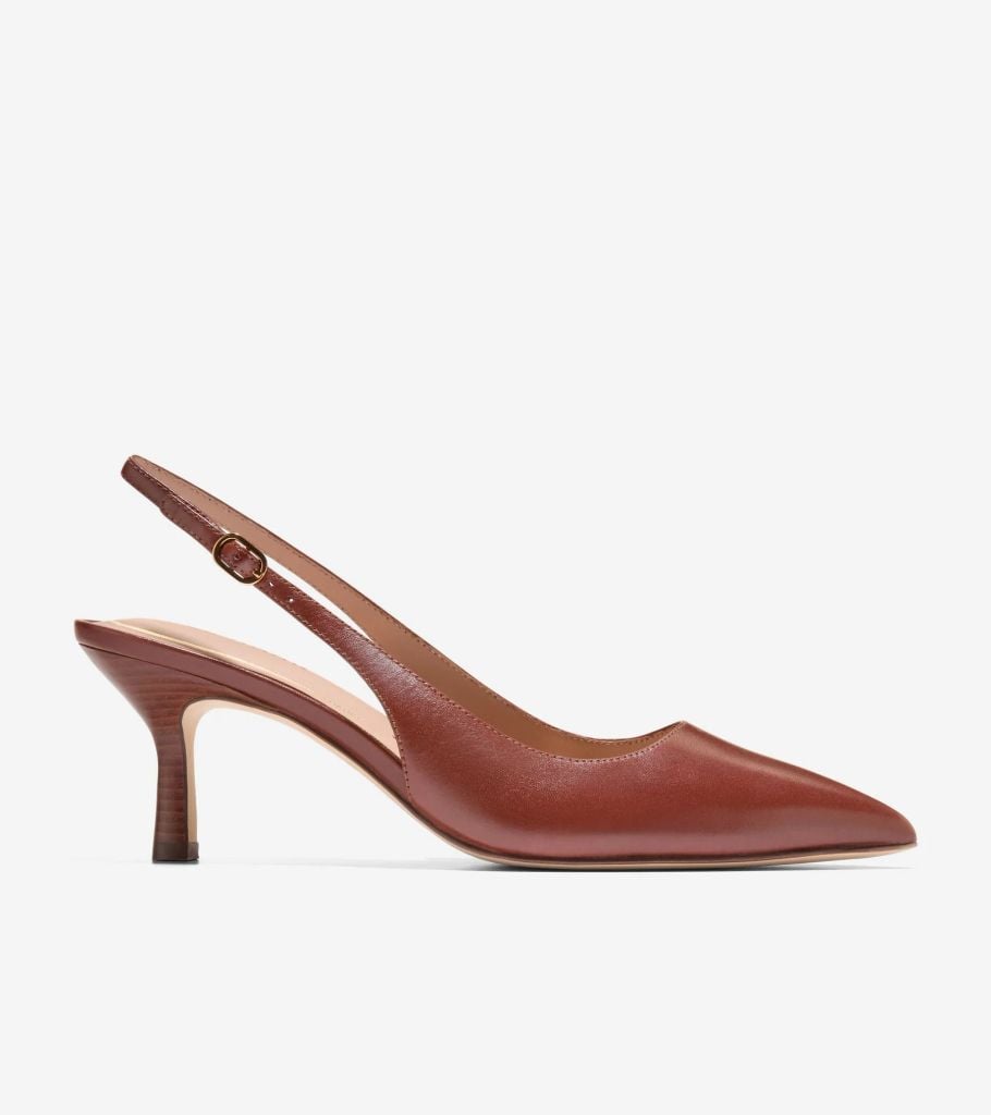 hansell sling back pumps