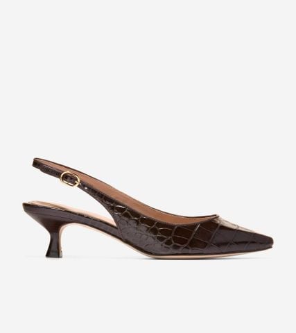 Tyldie Slingback Pumps - Brown / 5