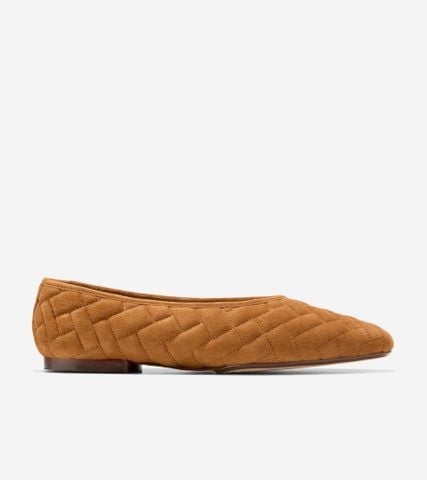 Jasleen Quilted Ballets - Brown / 5.5