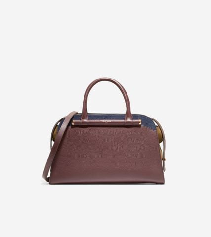 Catherine Medium Satchel - DARK RED