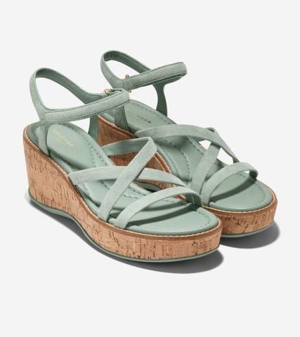 Grand Ambition Azzura Strappy Wedge Sndl