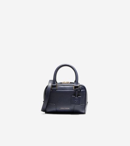 Beverly Mini Satchel - NAVY