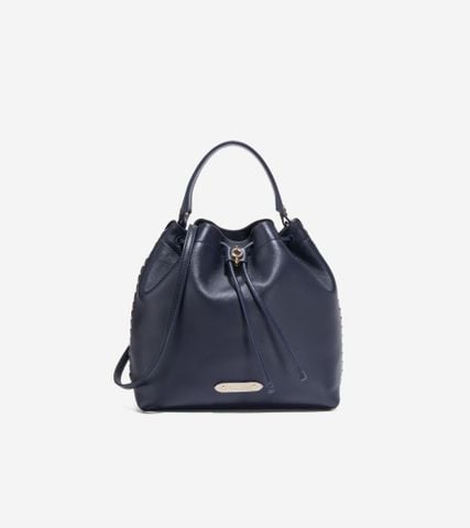 Isabella Bucket Bag - Navy