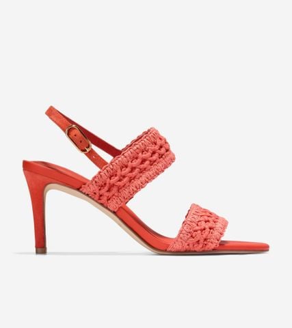 Harlan Double Band Sandals - Orange / 5