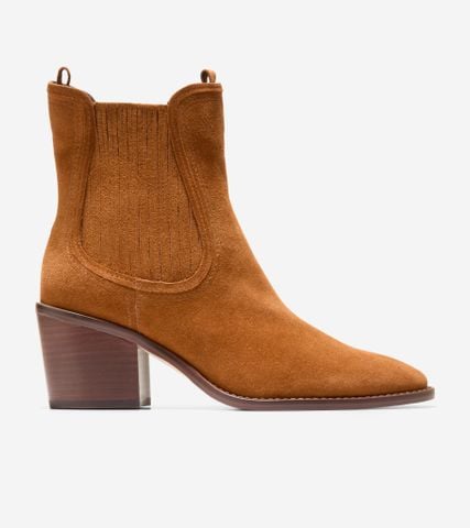 Janelle Chelsea Booties - TOBACCO / 55