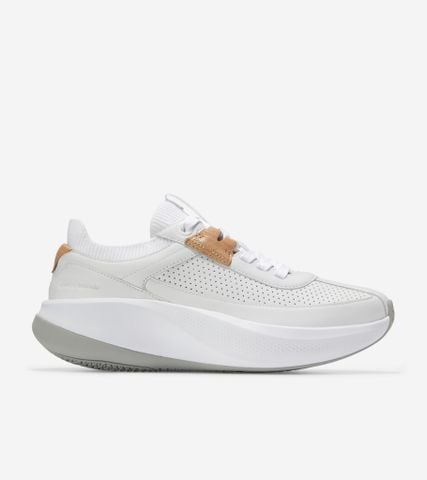 Grandprø All Day Runner Lthr - WHITE / 5