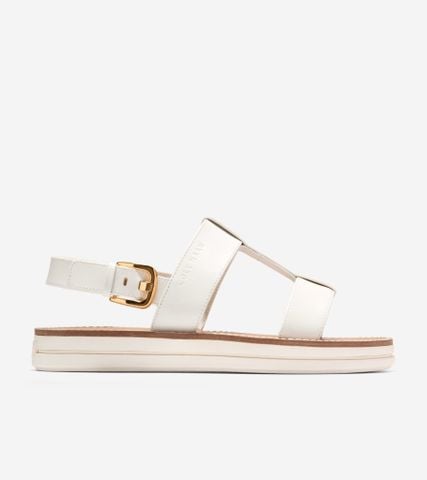 Pinch Long-Weekender Sandals - White / 5.5