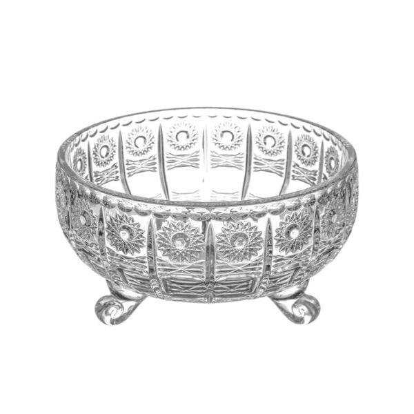  Tô 3 chân M57 12.5cm Crystal Bohemia 