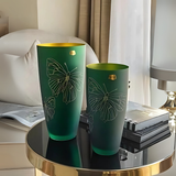  Lọ hoa bom bươm bướm xanh lá 25cm 
