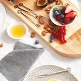  Set 12 dĩa Party Oriental Stainless Steel Mirror Steel Sambonet 