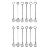  Set 12 thìa Party Oriental Stainless Steel Antique Sambonet 