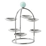  Đĩa bánh 6 tầng Penelope Resin Mirror Steel Sambonet 