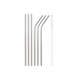  Set 6 ống hút kèm cọ rửa Stainless Steel Mirror Steel 21.5cm Sambonet 