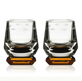  Set 2 cốc whiskey Whimsy (Amber/Black/Clear) Reflections Copenhagen 