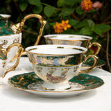  Bộ cà phê con thú xanh lá 