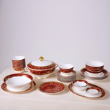  Set đồ ăn 41 món Red Harlequin Spedona 