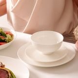  Bộ đồ ăn sứ xương trắng trơn 