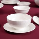  Bộ đồ ăn trắng vân vuông 50 sản phẩm 
