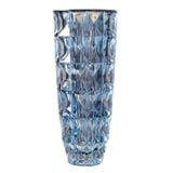  Lọ hoa kim cương xanh dương 33cm Crystal Bohemia 