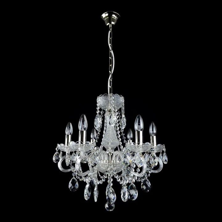  Đèn chùm pha lê Diamant 6 Silver 