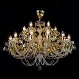  Đèn chùm pha lê Ocean 18 amber 