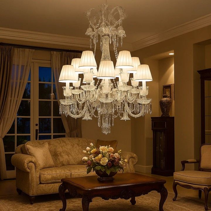  Đèn chùm pha lê Parisian 12 LS 