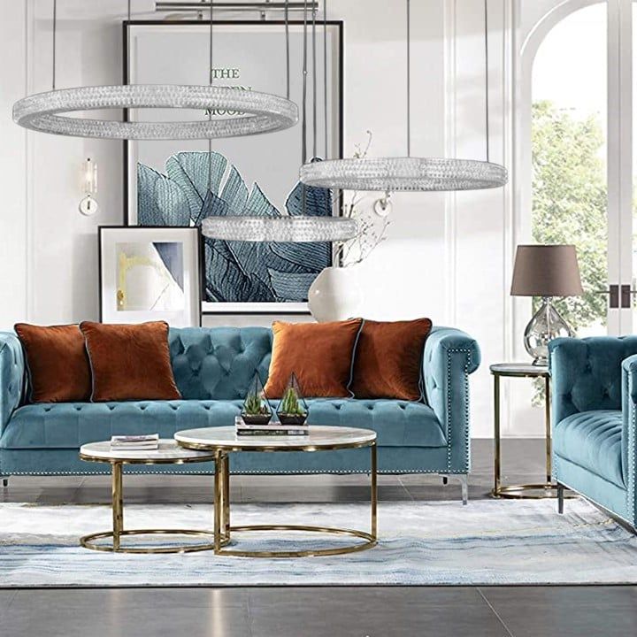  Đèn hiện đại Cerchi silver 