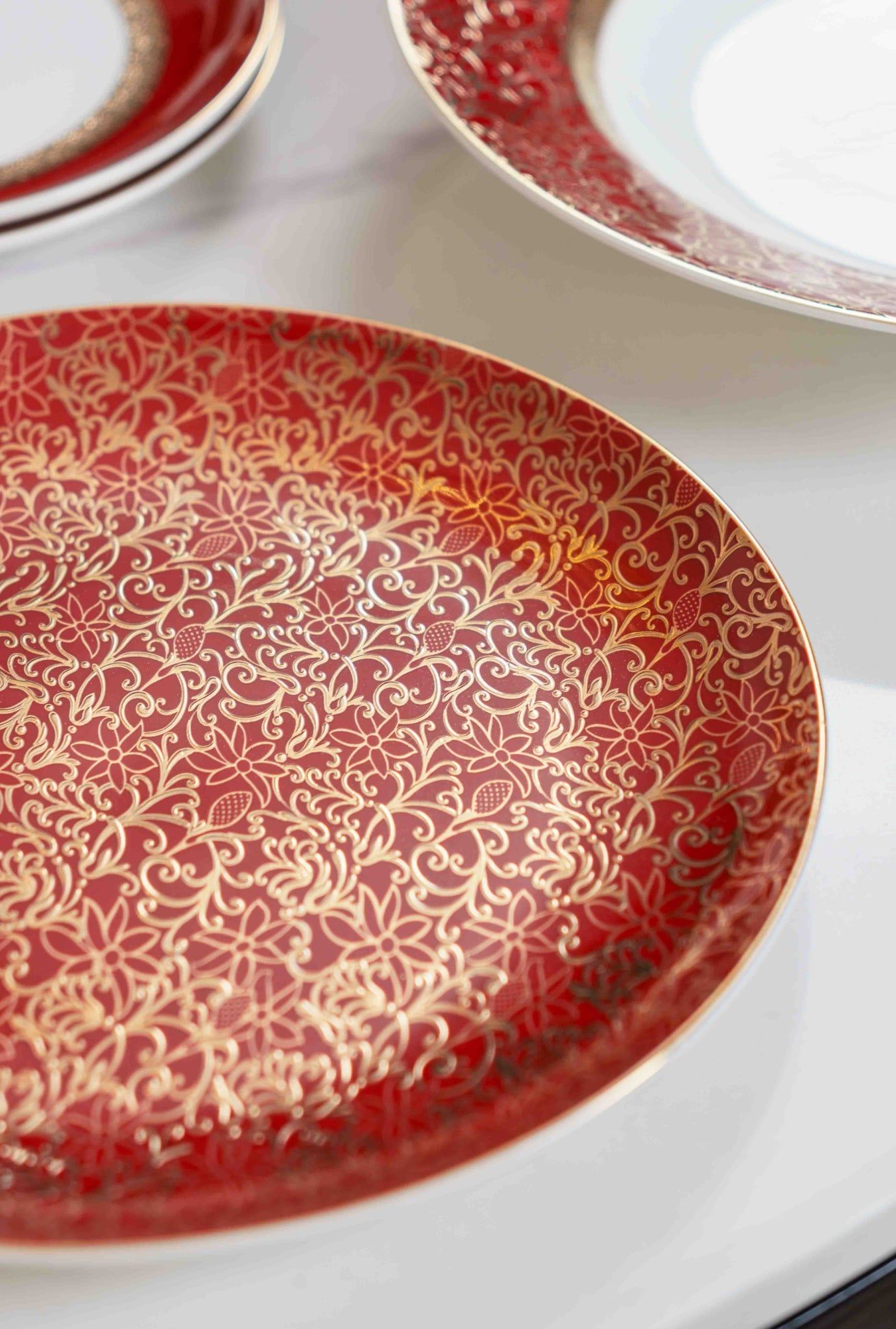  Bộ đồ ăn Abbey đỏ 41 sản phẩm Spedona 