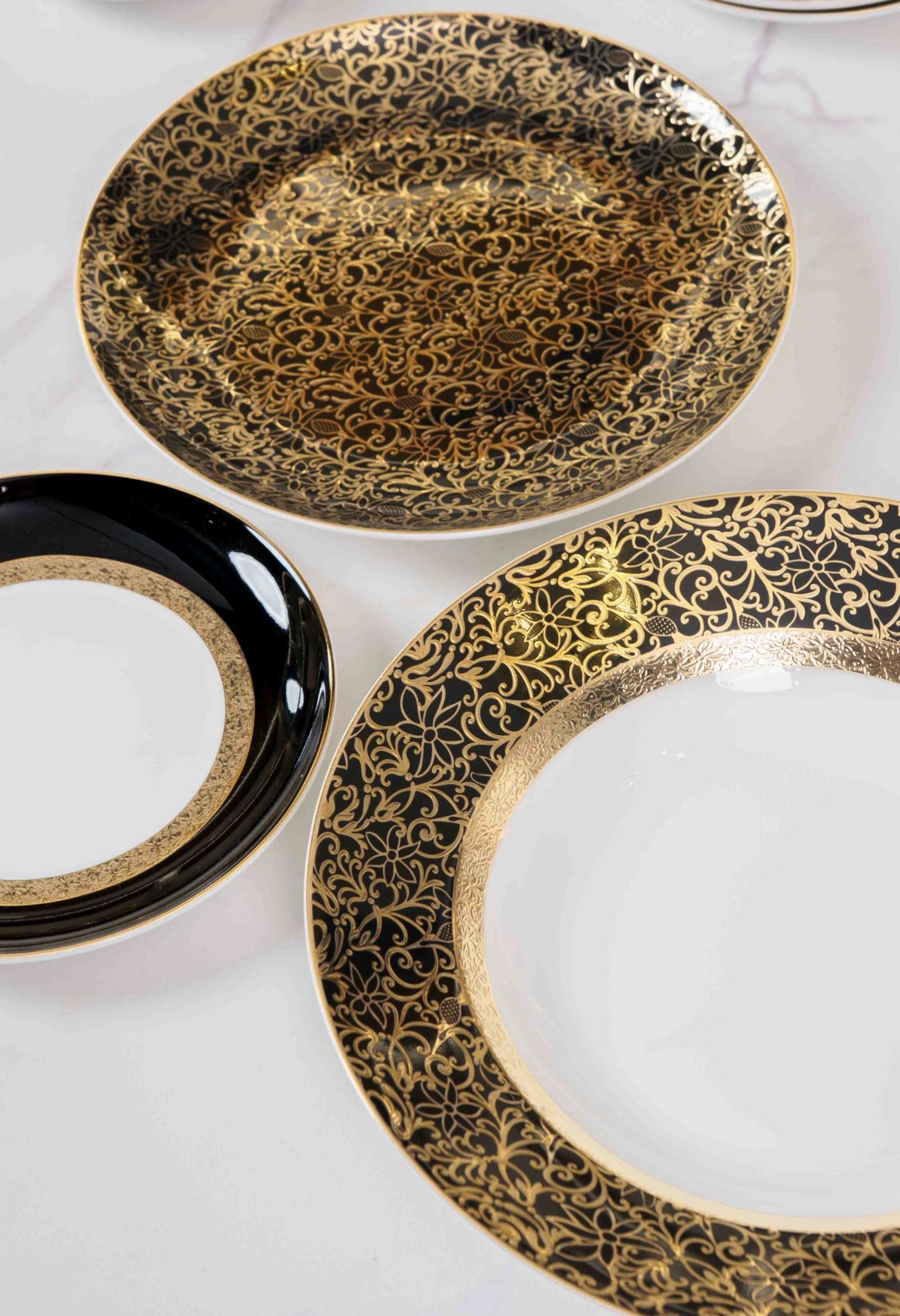  Bộ đồ ăn Abbey đen 41 sản phẩm Spedona 