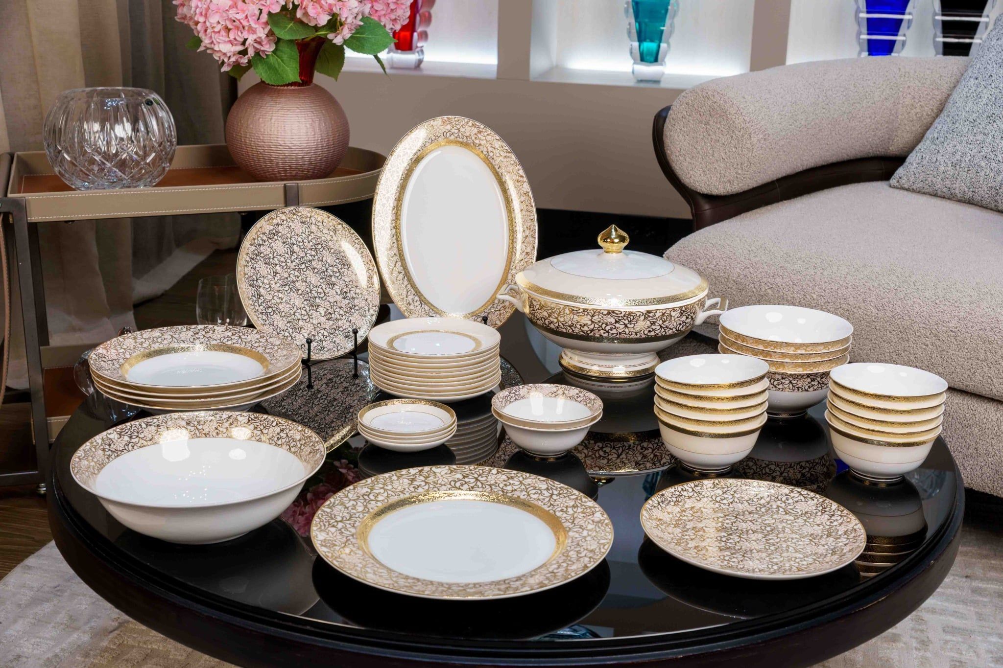  Bộ đồ ăn Abbey kem 41 sản phẩm Spedona 