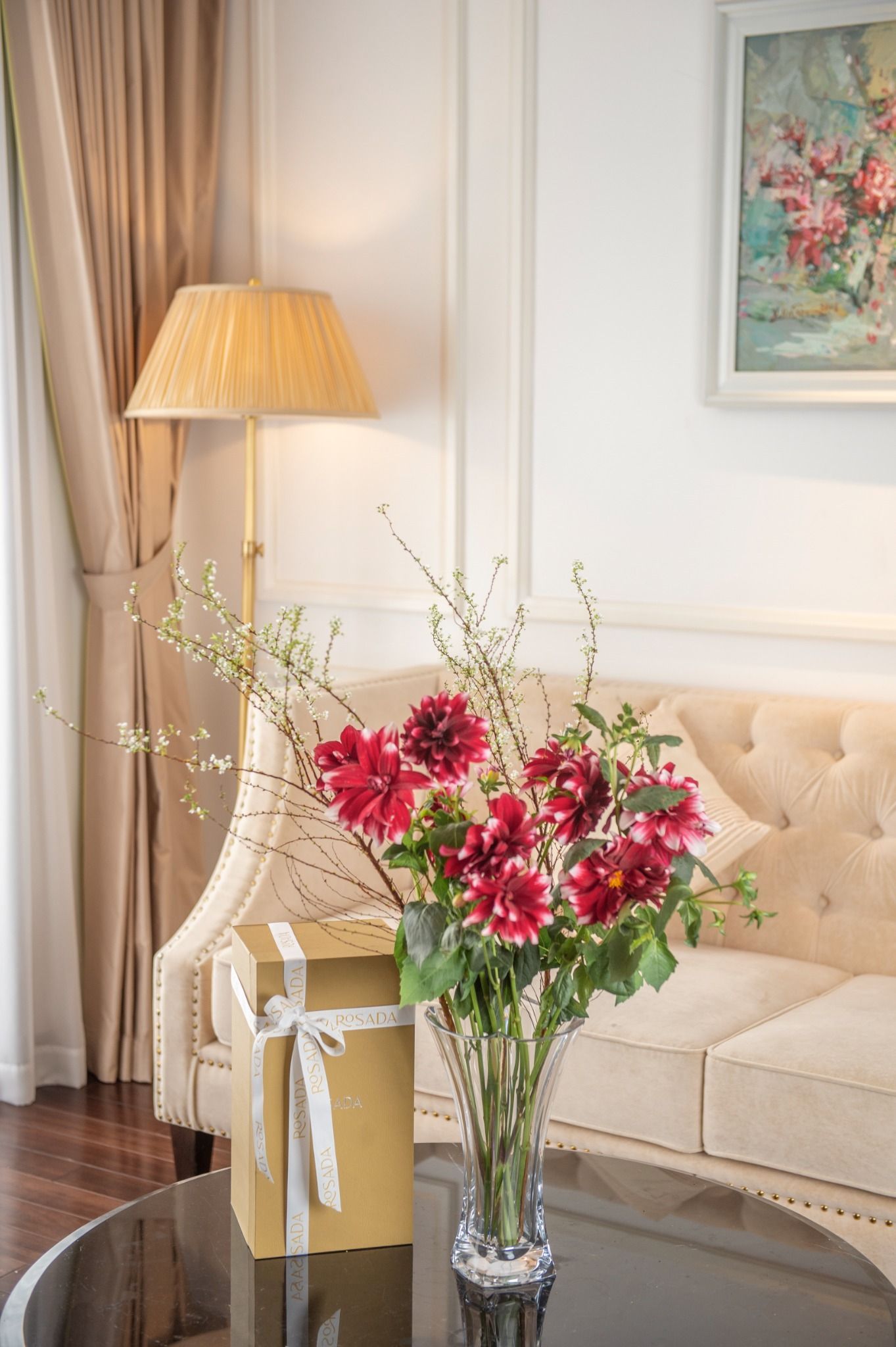 Lọ bó mạ vuông trơn 35cm 
