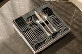  Set 24 món (Dao, dĩa, thìa lớn, thìa nhỏ) Cortina Stainless Steel Mirror Steel Sambonet 