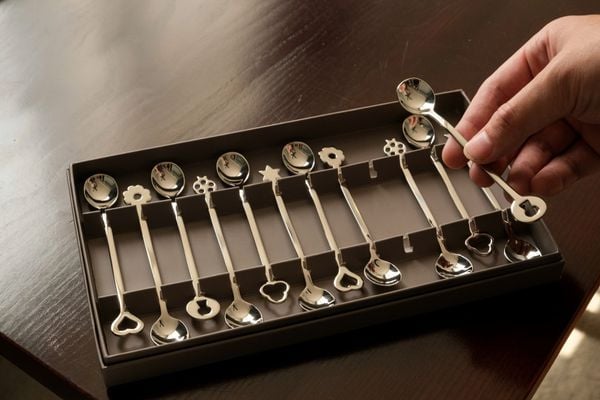  Set 12 thìa Party Oriental Stainless Steel Mirror Steel Sambonet 