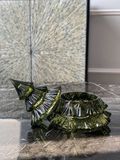  Thố Tree xanh lá 16.5cm Crystal Bohemia 