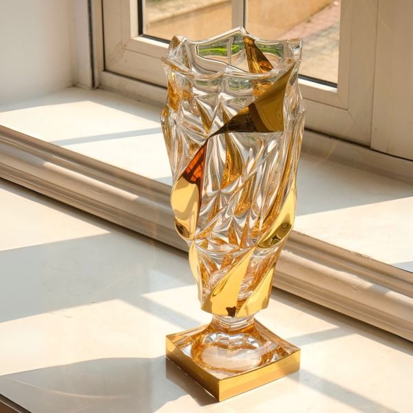  Lọ hoa chân đế Flamenco Flames 38cm Bohemia Treasury 