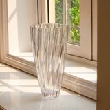  Lọ hoa dáng bom vặn sóng 30,5cm trơn 