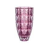  Lọ hoa kim cương hồng 28cm Crystal Bohemia 