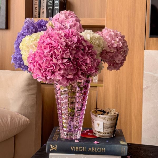  Lọ hoa Millenium hồng 26cm Crystal Bohemia 