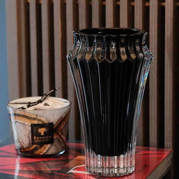  Lọ hoa pha lê Black Crown Jewel 25cm 