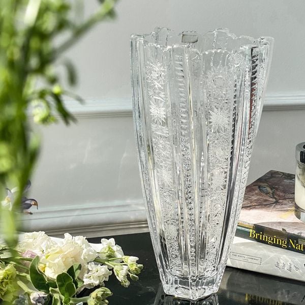  Lọ hoa pha lê bom gân 30cm M57 