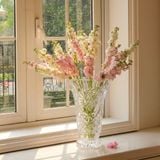 Lọ hoa pha lê chân đế 30cm xoáy 