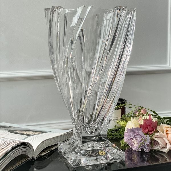  Lọ hoa pha lê chân đế Ponti 33cm 