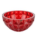 Tô kim cương đỏ 28cm Crystal Bohemia 