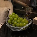  Tô pha lê bốn múi trơn 